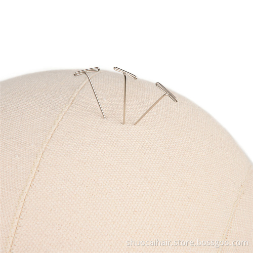Mannequin Head Canvas Block Head Display Styling Mannequin Manikin Head Wig Stand Free Get T Needle Holder